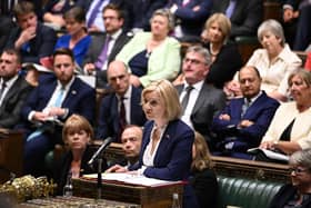 Prime Minister Liz Truss speaks at her first Prime Minister's Questions in the House of Commons, London. Photo credit UK Parliament/Jessica Taylor /PA Wire