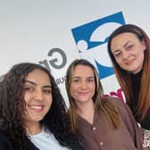 L-R Alona Zablocka, Jurgita Siplivaite and Olga Sikora