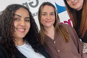 L-R Alona Zablocka, Jurgita Siplivaite and Olga Sikora