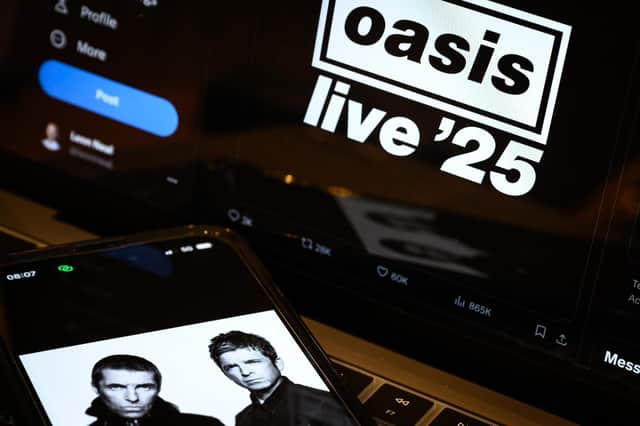 Oasis will perform three concerts at Murrayfield Stadium in Edinburgh. Picture: Leon Neal/Getty Images