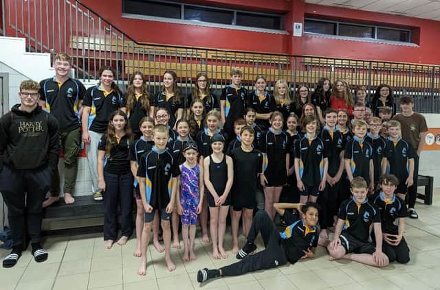 Melton Mowbray Swim Club members pictured at the final gala of the Inter-Club Championships at Waterfield Leisure Centre