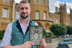 Tim Grayson, the poet-in-residence at Belvoir Castle