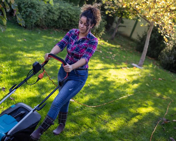 Mowing the lawn burns more calories than water aerobics, researchers found (photo: Adobe)