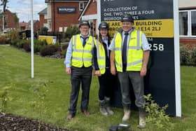 Craig Hurst, site manager at Stapleford Heights in Melton Mowbray, with colleagues