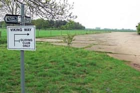 The former Saltby Airfield site