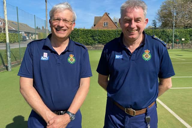 Long-serving members of Melton First Responders, Patrick Belcher (left) and David Simmonds