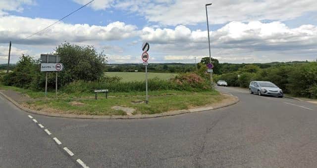 The junction of Station Lane with the A607
IMAGE: Google StreetView