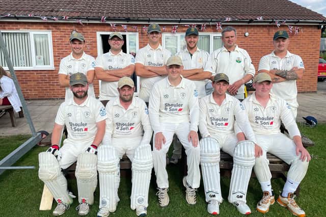 The Great Dalby Cricket Club team which won the first Fred Parker Cup, from left, back row - Toby Heaver, Tom Marshall, Josh O’Neil, Dan Turner, Chris Bates, Ollie Duley; front row - Jacob Bates, Jamie Picker, Chris Dickinson, Harry Wells, Angus Wilbourne