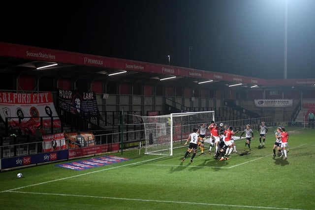 Salford City's average attendance this season is 2,080.