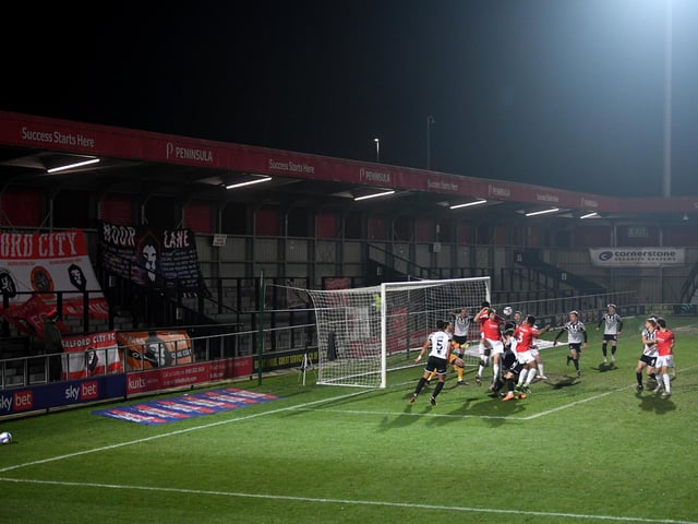 Salford City's average attendance this season is 2,080.