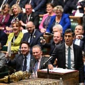 Prime Minister Rishi Sunak (centre) during Prime Minister's Questions in the House of Commons this week. Columnist Susan Morrison is not getting too attached to the UK's new leader - for now, at least. PIC: UK Parliament/Jessica Taylor/PA Wire