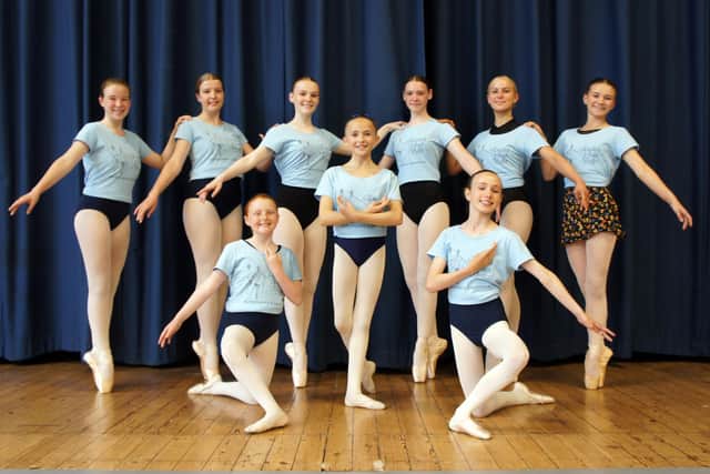 The Vale of Belvoir girls taking part in the English Youth Ballet's performance of Sleeping Beauty: from left, back row - Lilly Cohring, Charlotte, Jemma Corner, Lucy Corner, Rose Hardiman, Madeleine Irving; front row - Jessica Swain, Millie Calder, Penelope Leonard

PHOTO BEN GARNER

SONY DSC