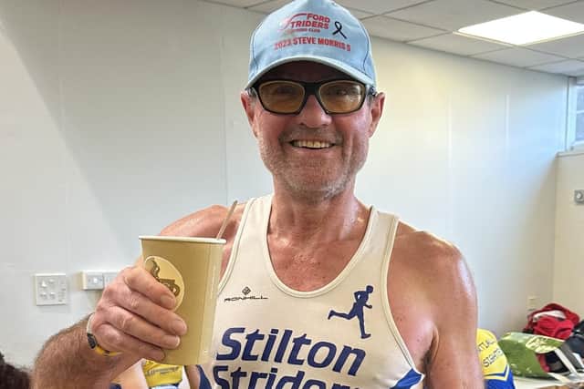 John Houghton, a member of Stilton Striders, is taking on the London Marathon