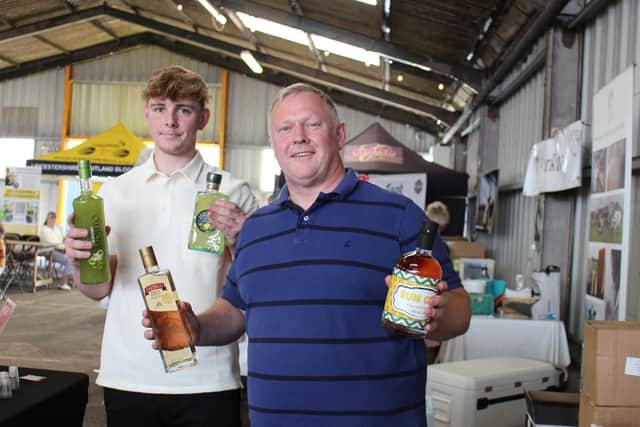 Stallholders at the 2024 Pie/Spirits Fest in Melton Mowbray