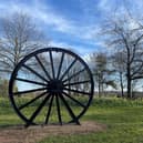 ODA_12 -- Volunteers have already re-sited a historical colliery wheel from the nearby area