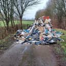 The 20,000-tonne pile of rubbish fly-tipped at East Goscote earlier this year