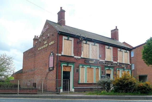 The Bricklayers Arms, in Melton Mowbray, pictured shortly after it closed down in 2007