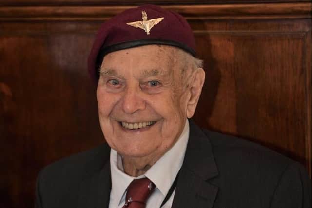 Bill Larder, who fought in the Battle of Arnhem in 1944, has celebrated his 100th birthday