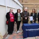 Staff and students in the College allotment celebrate the Race to Zero pledge