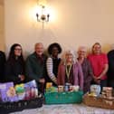Volunteers pictured at the launch of the new rural food hub opens at Asfordby