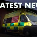 An ambulance crew responded to the incident