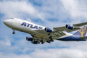 Atlas Air is a new cargo operator running reglar flights between China and the UK via East Midlands Airport. [Credit: Jonathan Fletcher]