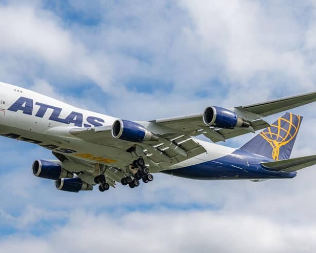Atlas Air is a new cargo operator running reglar flights between China and the UK via East Midlands Airport. [Credit: Jonathan Fletcher]
