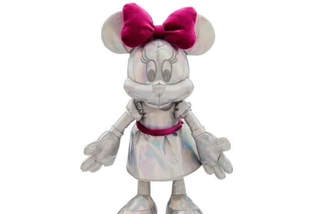 Minnie soft toy is dressed to impress (photo: shopDisney)