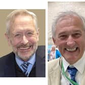 Leicester City Council Mayor Peter Soulsby and Melton Borough Council leader Pip Allnatt, who are backing rival plans for local government reorganisation