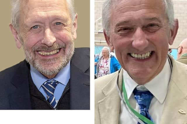 Leicester City Council Mayor Peter Soulsby and Melton Borough Council leader Pip Allnatt, who are backing rival plans for local government reorganisation