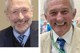 Leicester City Council Mayor Peter Soulsby and Melton Borough Council leader Pip Allnatt, who are backing rival plans for local government reorganisation