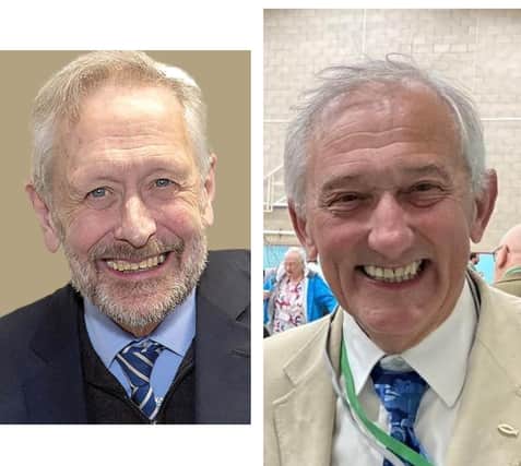 Leicester City Council Mayor Peter Soulsby and Melton Borough Council leader Pip Allnatt, who are backing rival plans for local government reorganisation