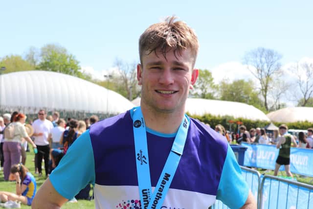 Will Sercombe following one of his previous marathon runs