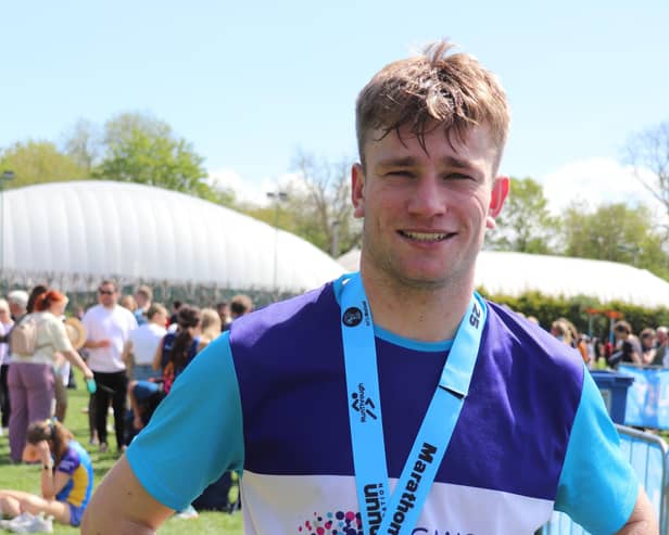 Will Sercombe following one of his previous marathon runs