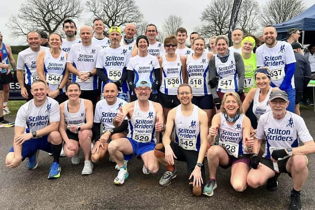 Stilton Striders members at the Desford 5.