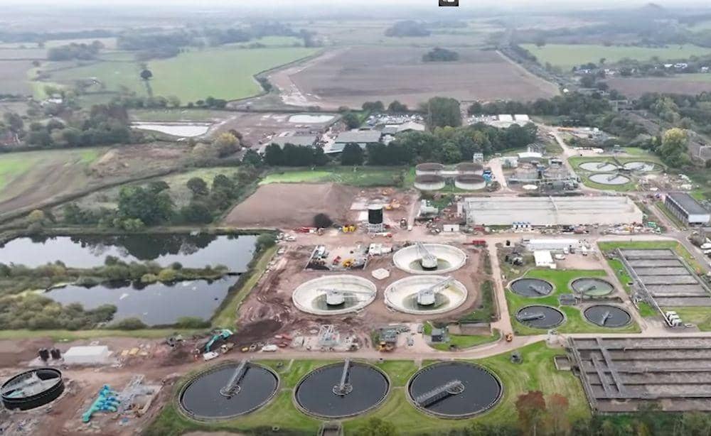 The Hinckley Sewage Treatment Works which has received significant investment to reduce spills