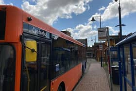 The St Mary's Way bus terminal in Melton Mowbray