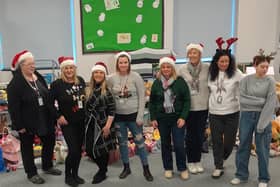 Lisa Godber and her fellow volunteers who coordinated Christmas toy donations this year in Melton