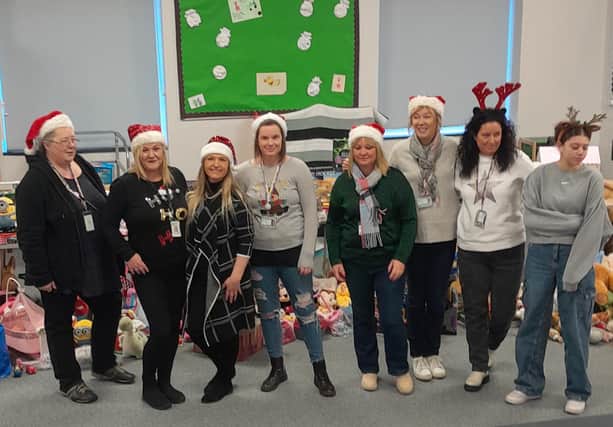 Lisa Godber and her fellow volunteers who coordinated Christmas toy donations this year in Melton