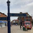 Street signs at Melton's Market Place