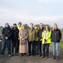 Floods Minister Emma Hardy MP and Melton & Syston MP Edward Argar pictured today at Brentingby Dam