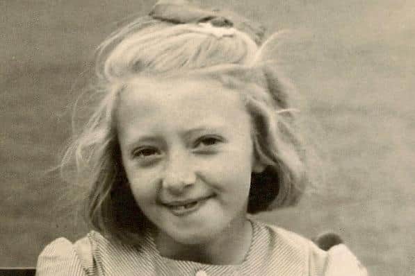 A childhood photo of Jean Forbes