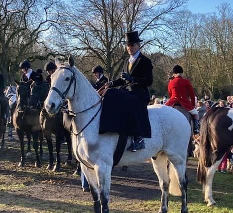 The Belvoir Hunt meets in Melton for the annual New Year traditional event