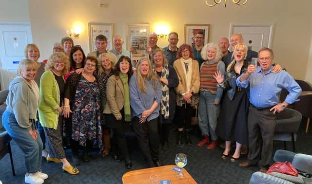 Some of the former and existing staff who attended yesterday's Melton Times reunion at the Royal British Legion club in Melton
