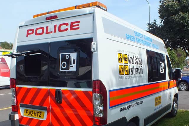 A Leicestershire and Rutland speed camera van