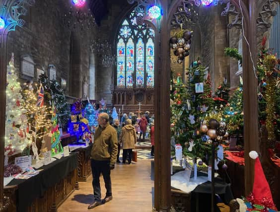 The amazing Melton Christmas Tree Festival at St Mary's Church last year