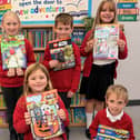 Waltham-on-the-Wolds Primary School pupils celebrate winning a competition to celebrate National Magazine Day