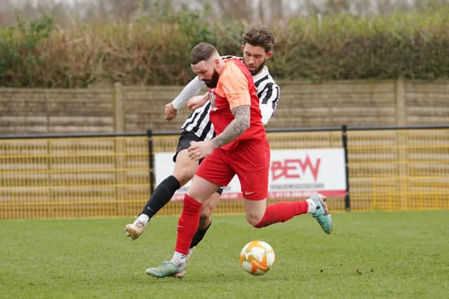 Ryan Calver - twice went close for Melton on Saturday.