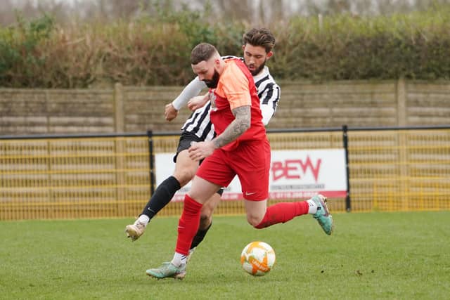 Ryan Calver - twice went close for Melton on Saturday.