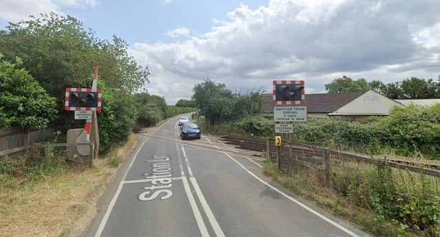 The level crossing at Station Lane, near Asfordby IMAGE Google StreetView